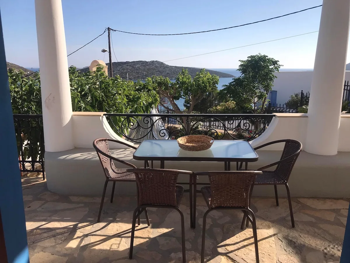 Hill Top Island Home on Lipsi